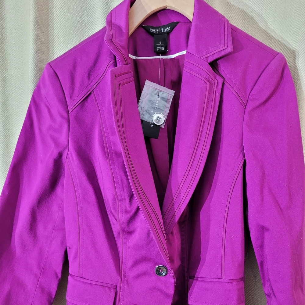 White House Black Market purple jacket